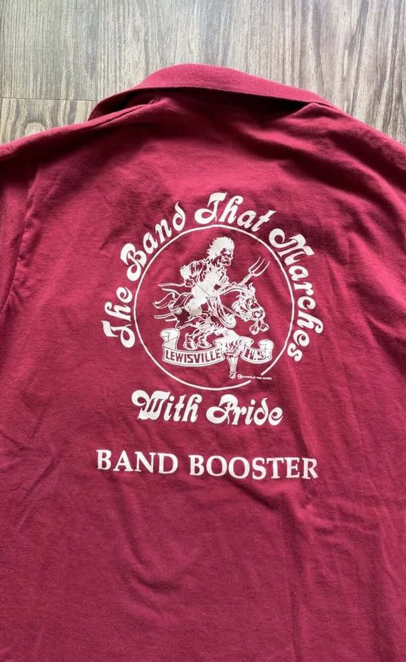 Vintage 80s Lewisville High School Band Booster Shirt